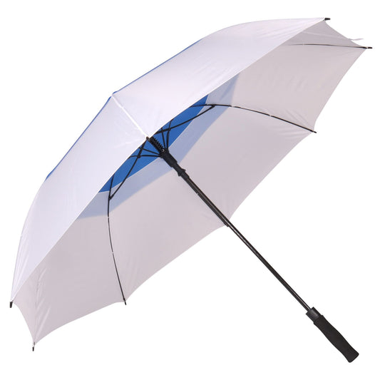 Golf Umbrella AU-52 - Auto Open Fibreglass Frame Double Layer Wind Proof with EVA Handle