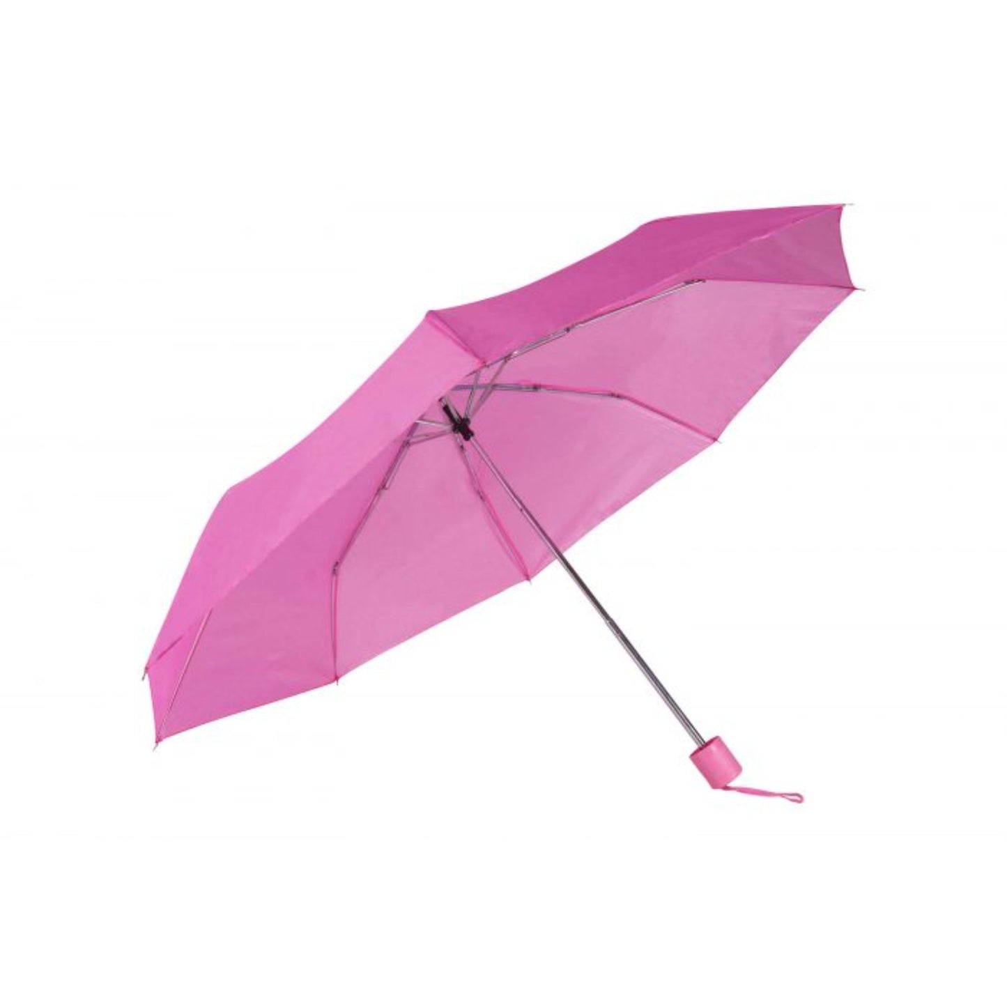 Compact Mini Umbrella AU-20: Manual Open Steel Frame Solid Colour with Plastic Handle